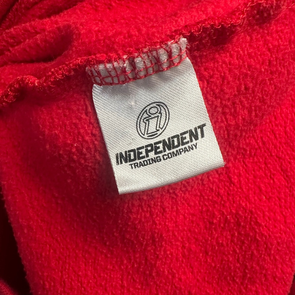 Anti Social Social Club ASSC Red Hoodie Pullover Sleeve Print Logo Mens Medium - Picture 4 of 16